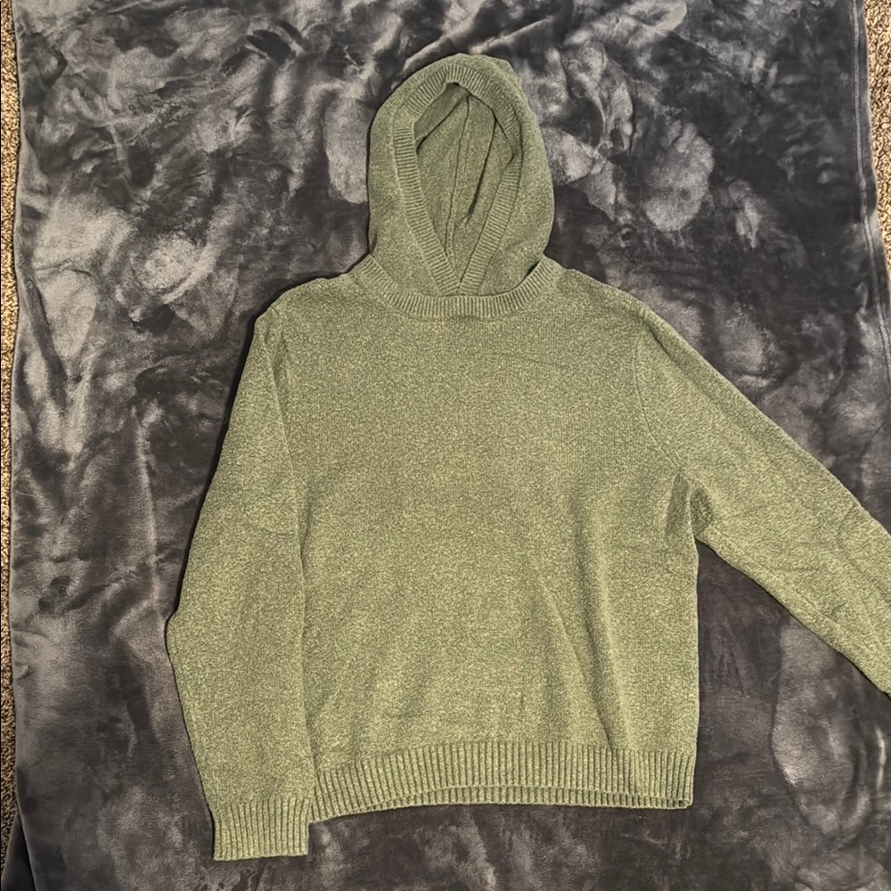 Men's Green Sweater Hoodie